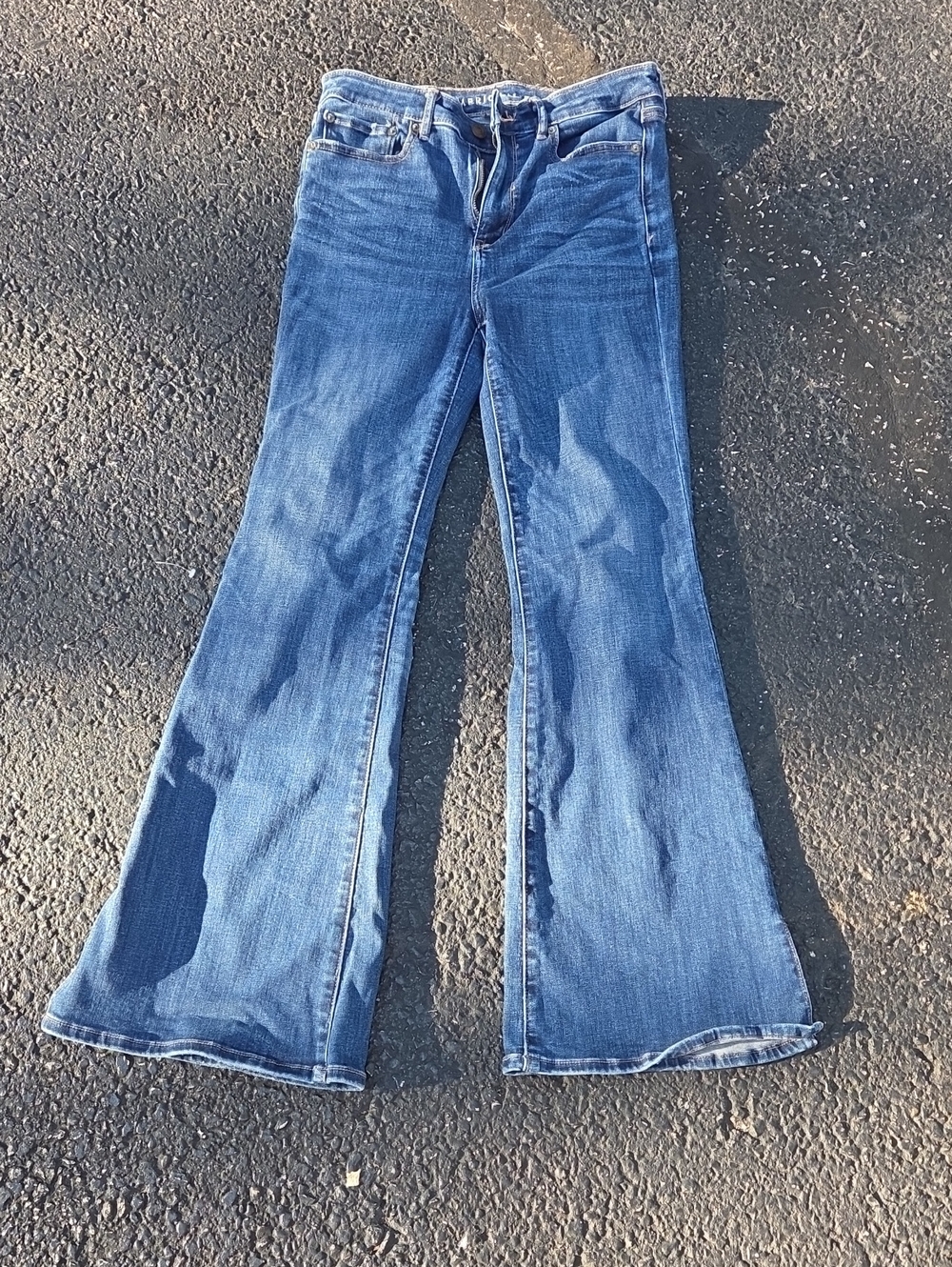American Eagle Outfitters Medium Blue Flare Jeans